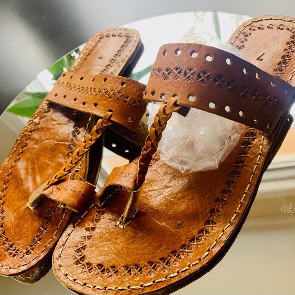 Hand made leather sandals